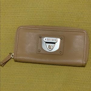 Calvin Klein wallet - camel color - used one time